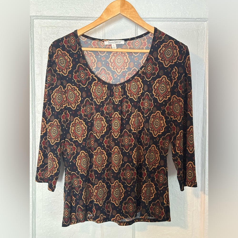 Travel Smith 3/4 Sleeve Top